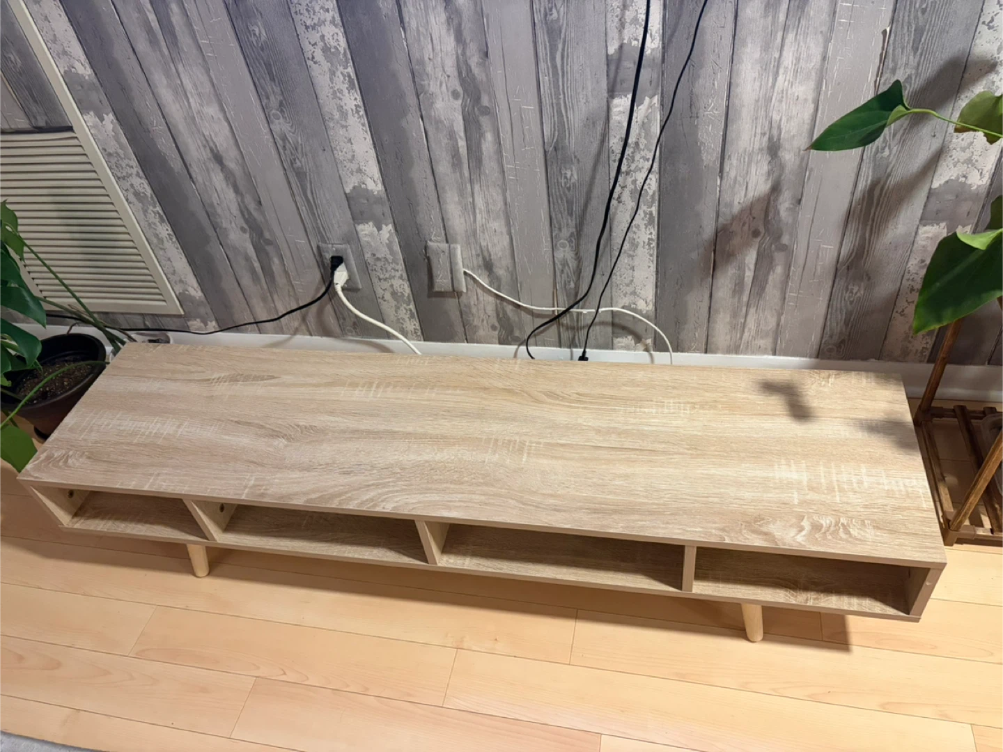 Light Wood TV Stand - photo 2
