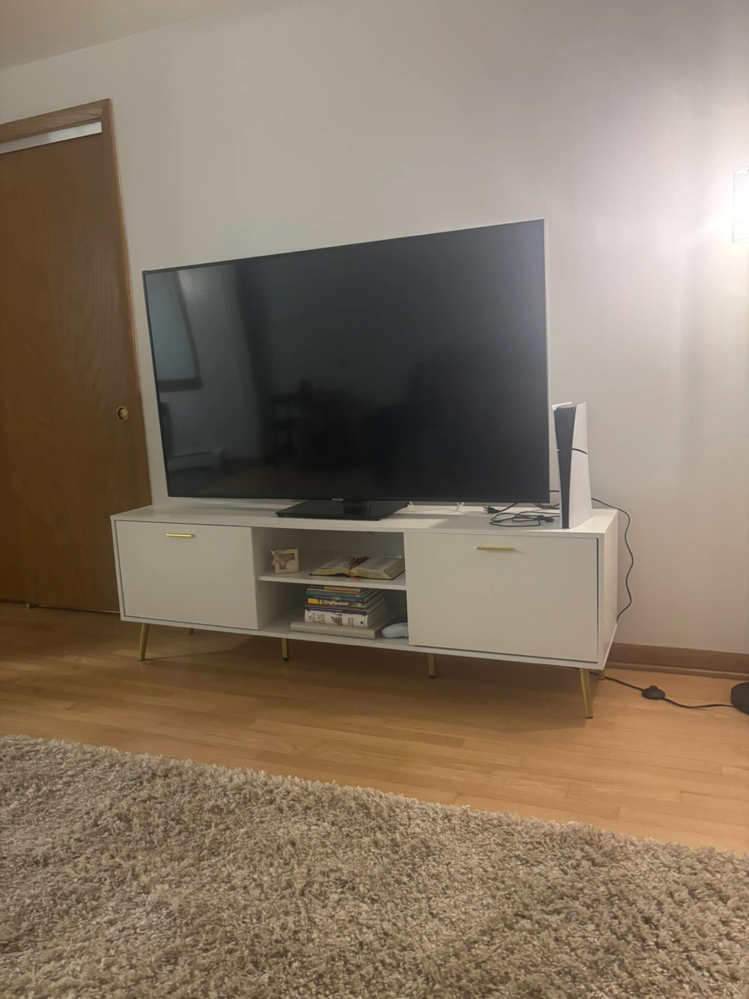 White TV Stand