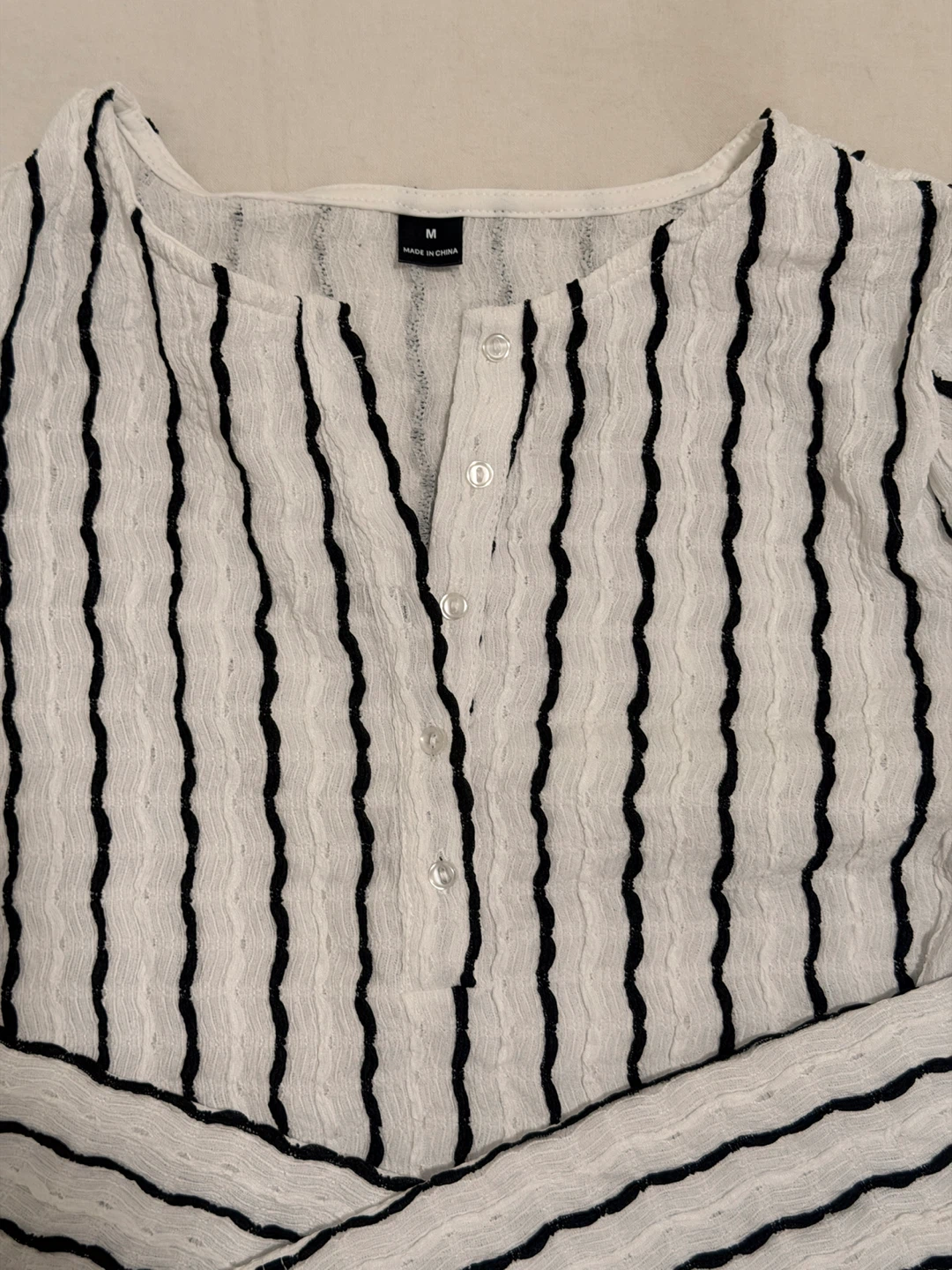 Striped Blouse - Size M - photo 2