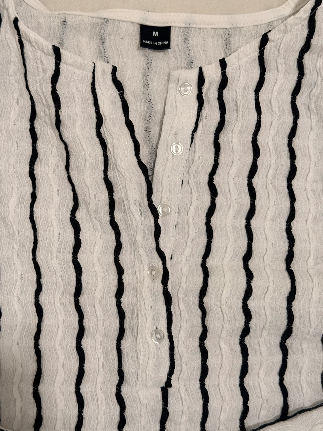 Striped Blouse - Size M - photo 4
