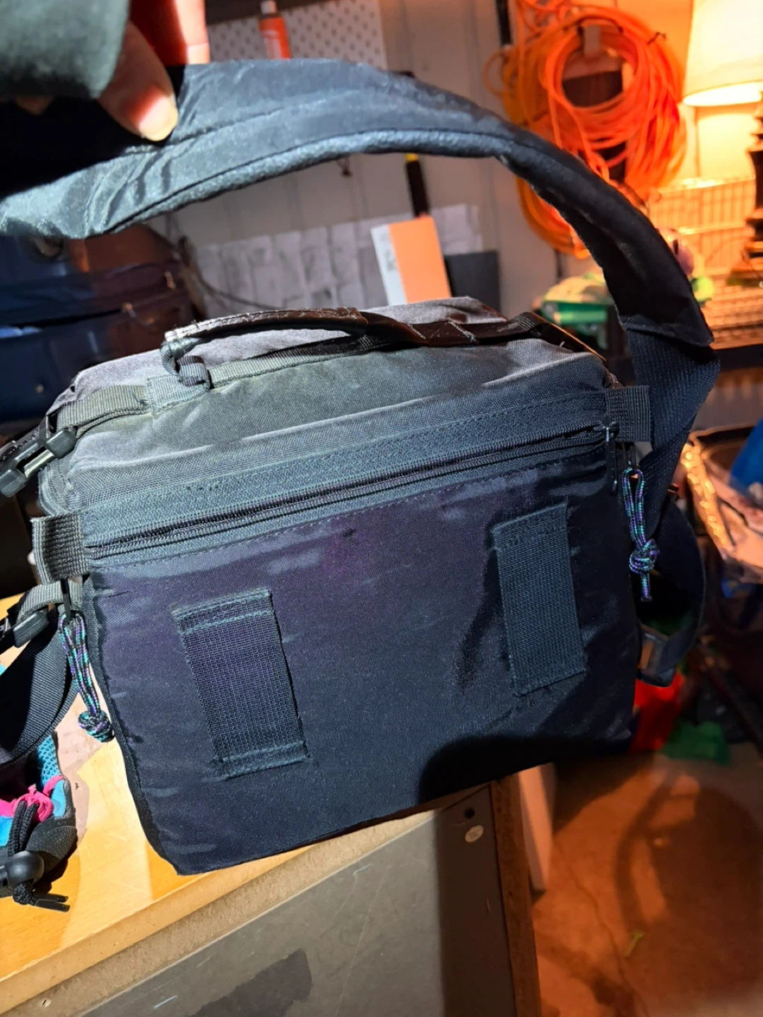 Black Camera Bag with Adjustable Shoulder Strap - photo 2