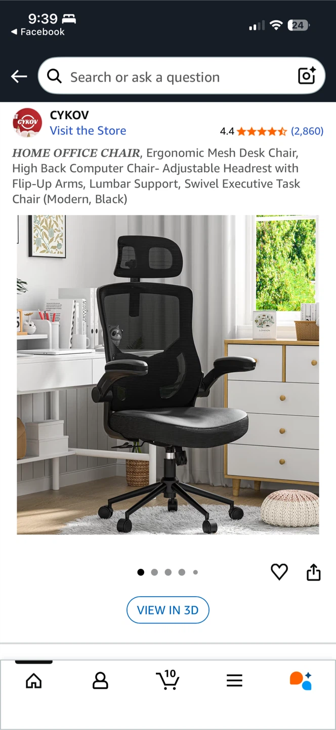 CYKOV Ergonomic Mesh Desk Chair - photo 2