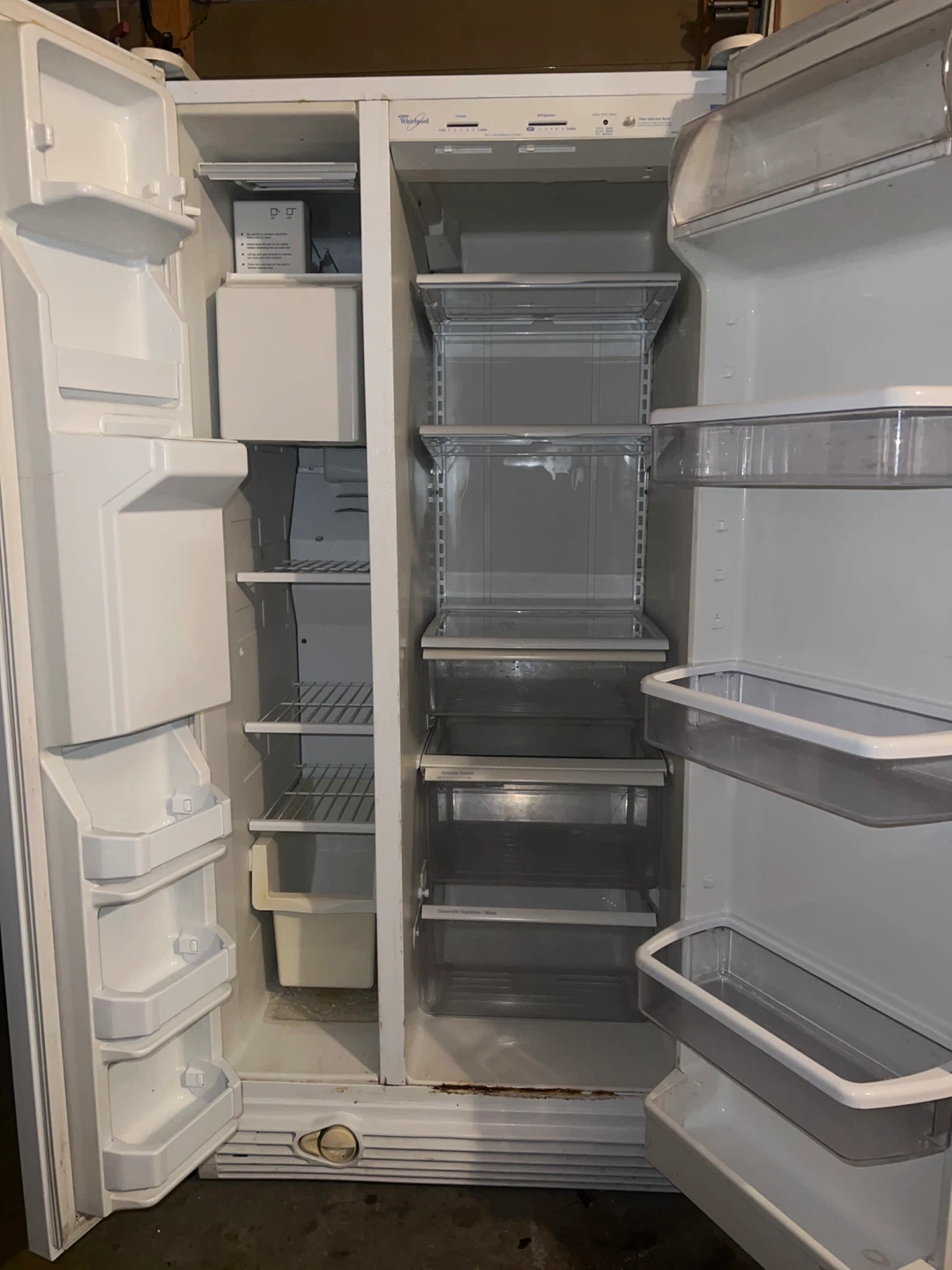Moving sale - Whirlpool Side-by-Side Refrigerator - photo 3