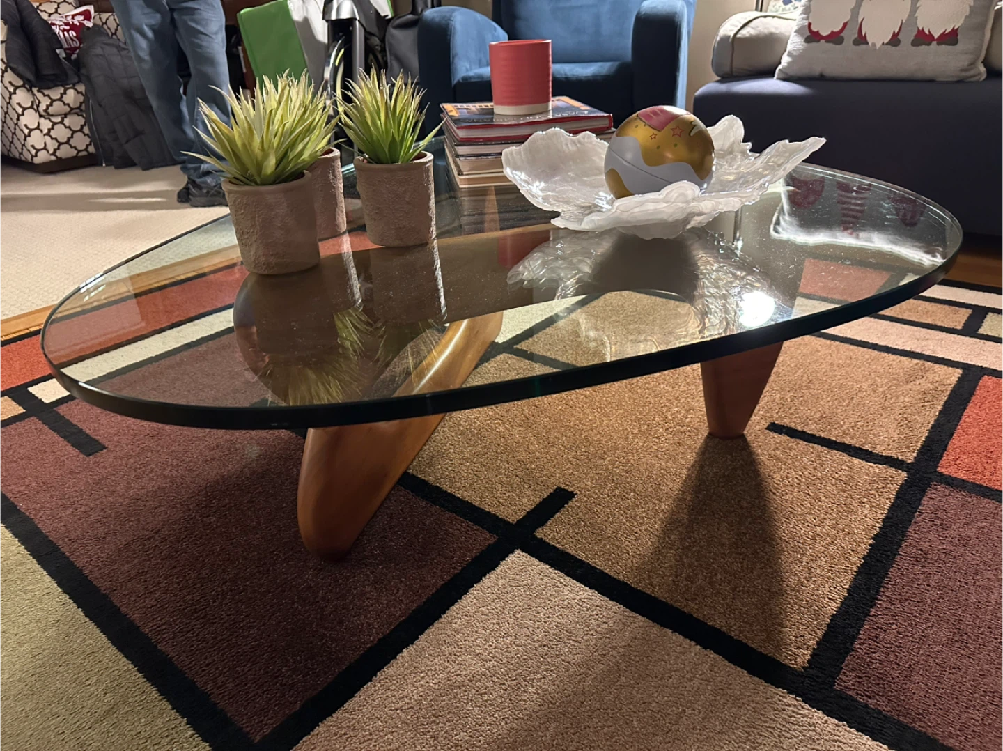 Assorted Used glass Furniture - includes 3 tables