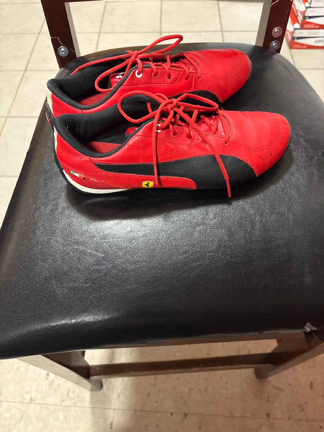 Puma Ferrari Race Red Sneakers