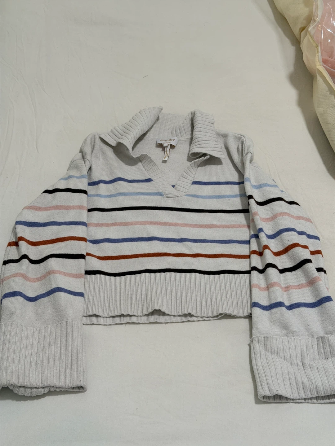 Laundry by Shelli Segal Striped Sweater - Size M - photo 2