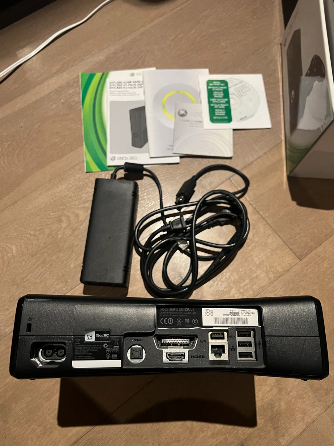 Xbox 360 Console with 2 Controllers - photo 3