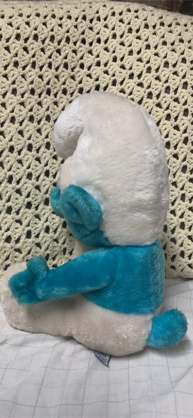 Vintage Smurf Plush Toy - photo 3