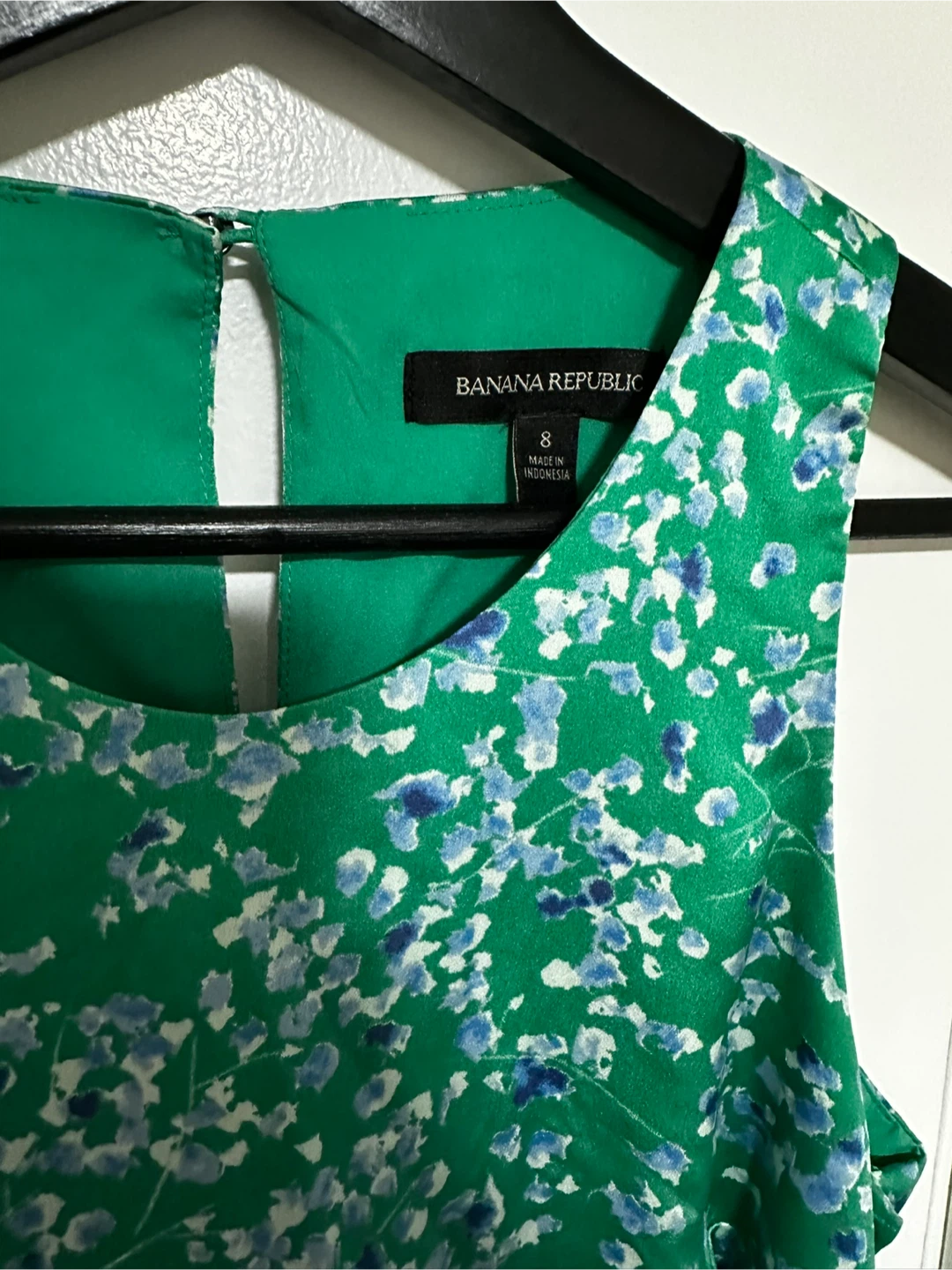 Banana Republic Green Floral Dress - Size 8 - photo 3