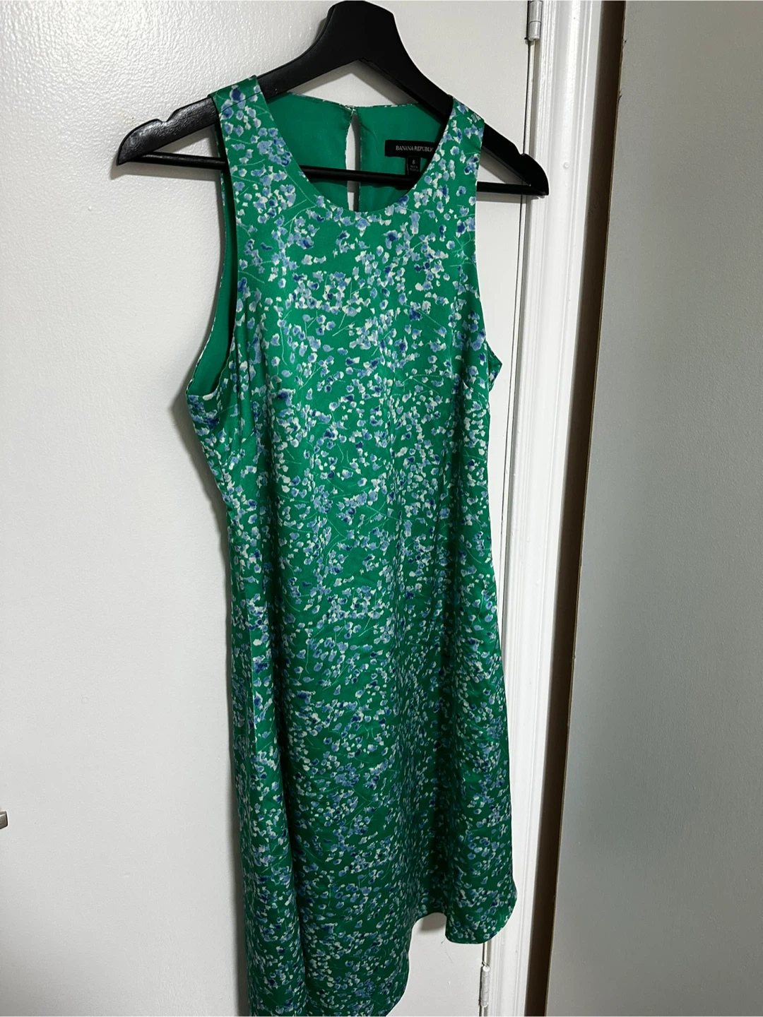 Banana Republic Green Floral Dress - Size 8 - photo 2
