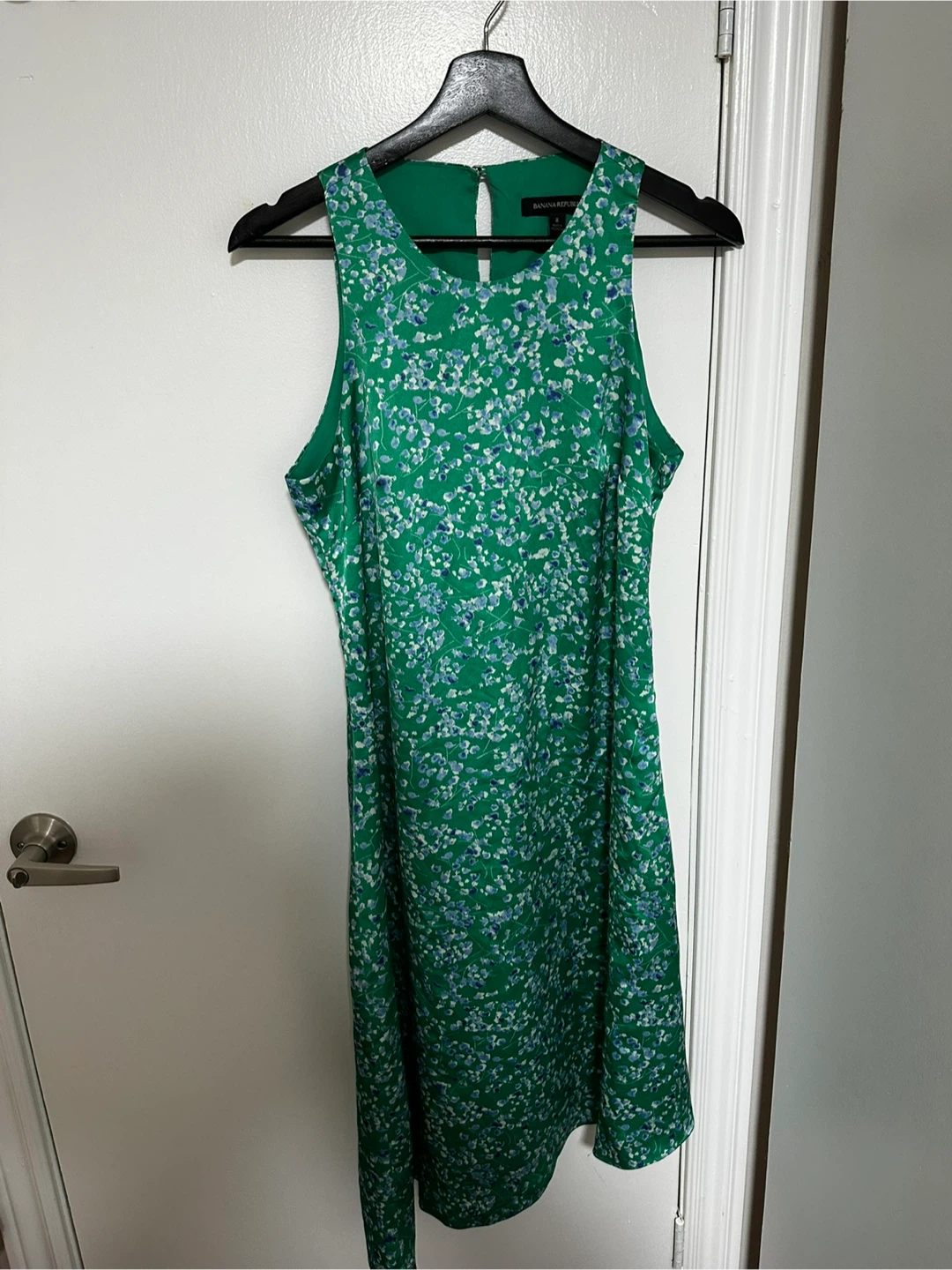Banana Republic Green Floral Dress - Size 8