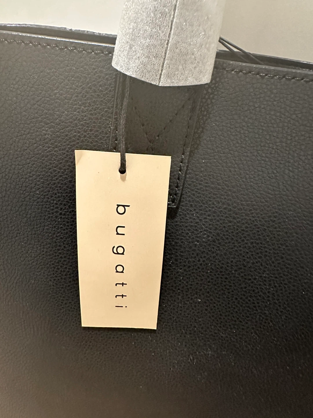 Bugatti Leather Black Tote Bag - Brand New - photo 2