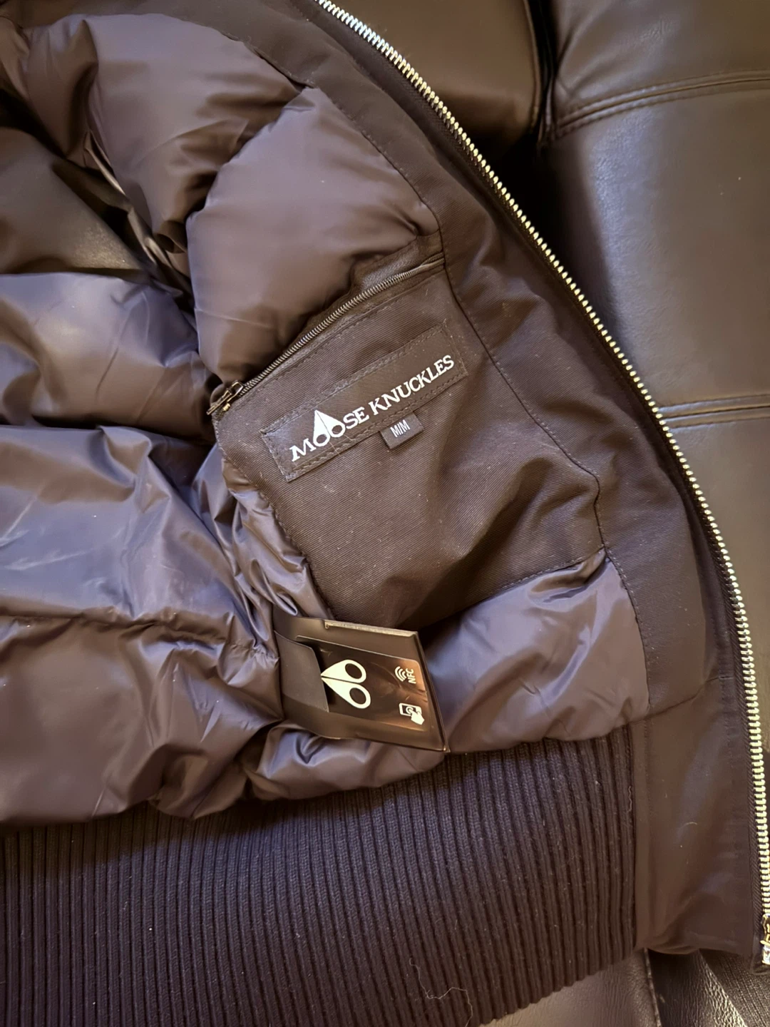 Moose Knuckles Down Filled Bomber Jacket - photo 3