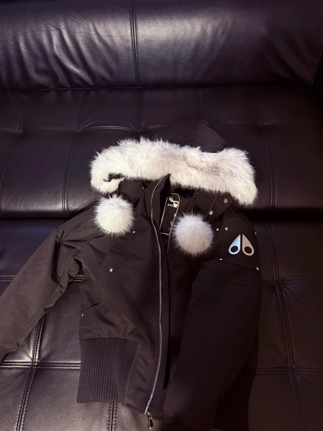 Moose Knuckles Down Filled Bomber Jacket