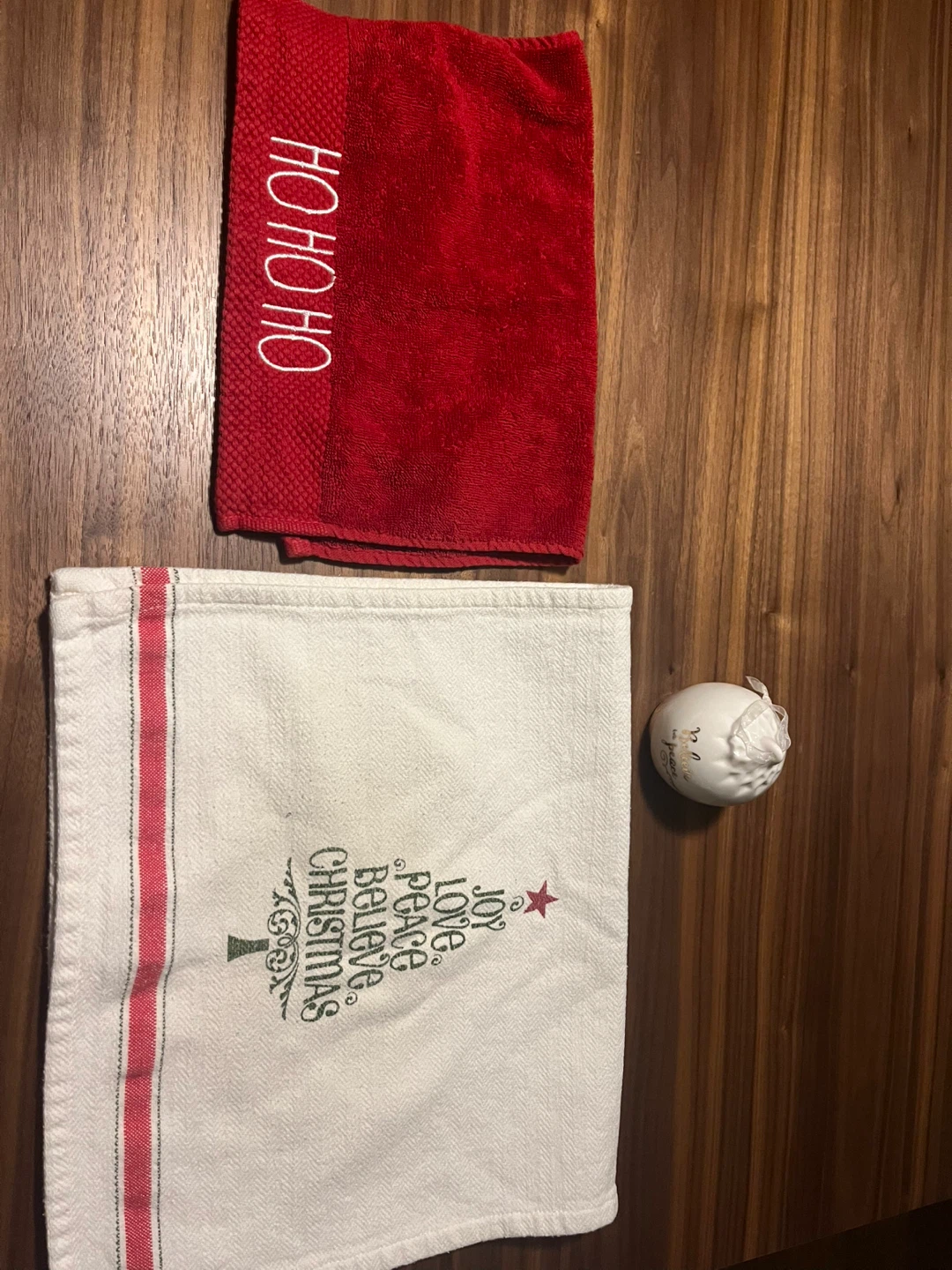 Christmas Kitchen Towels & Ornament