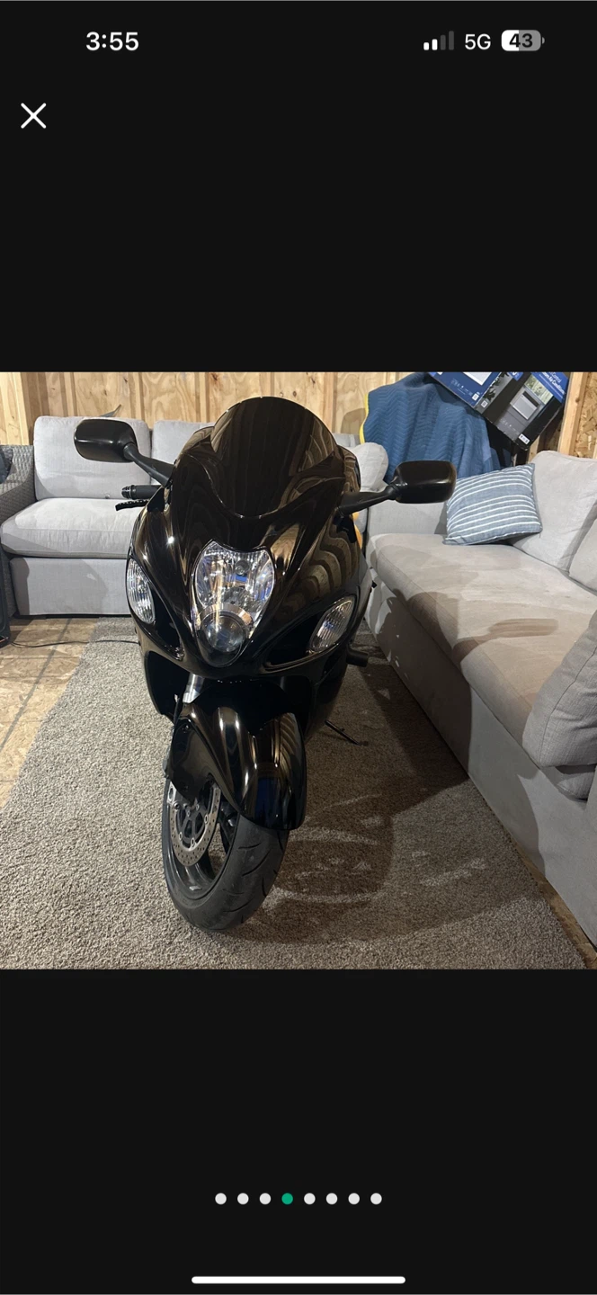 Suzuki Hayabusa Motorcycle - Black - photo 3