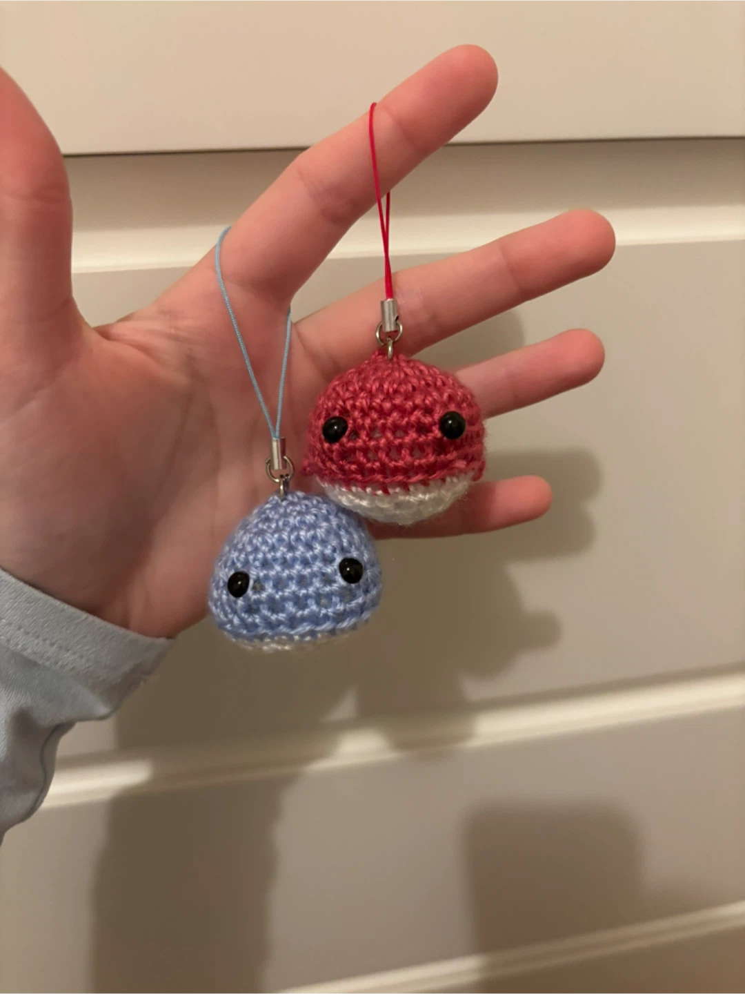 Handmade Crochet Whale Charm