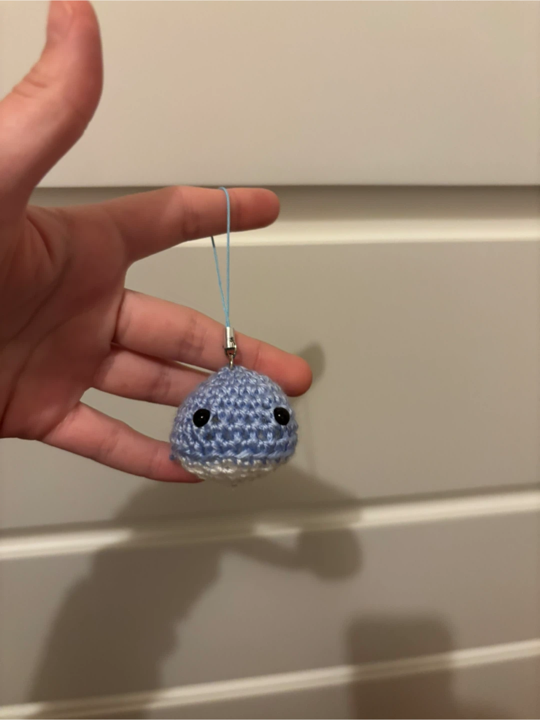 Handmade Crochet Whale Charm - photo 3