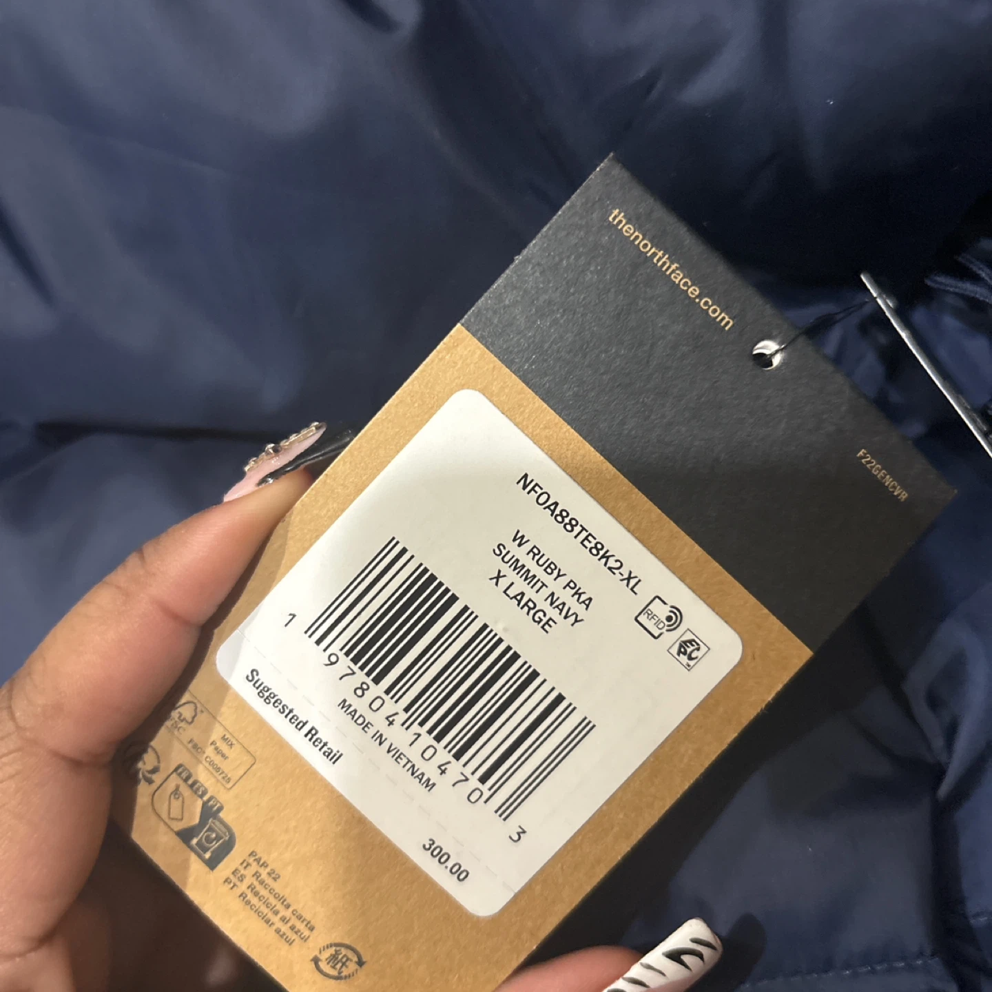 The North Face Ruby PKA Summit Navy XL - photo 2