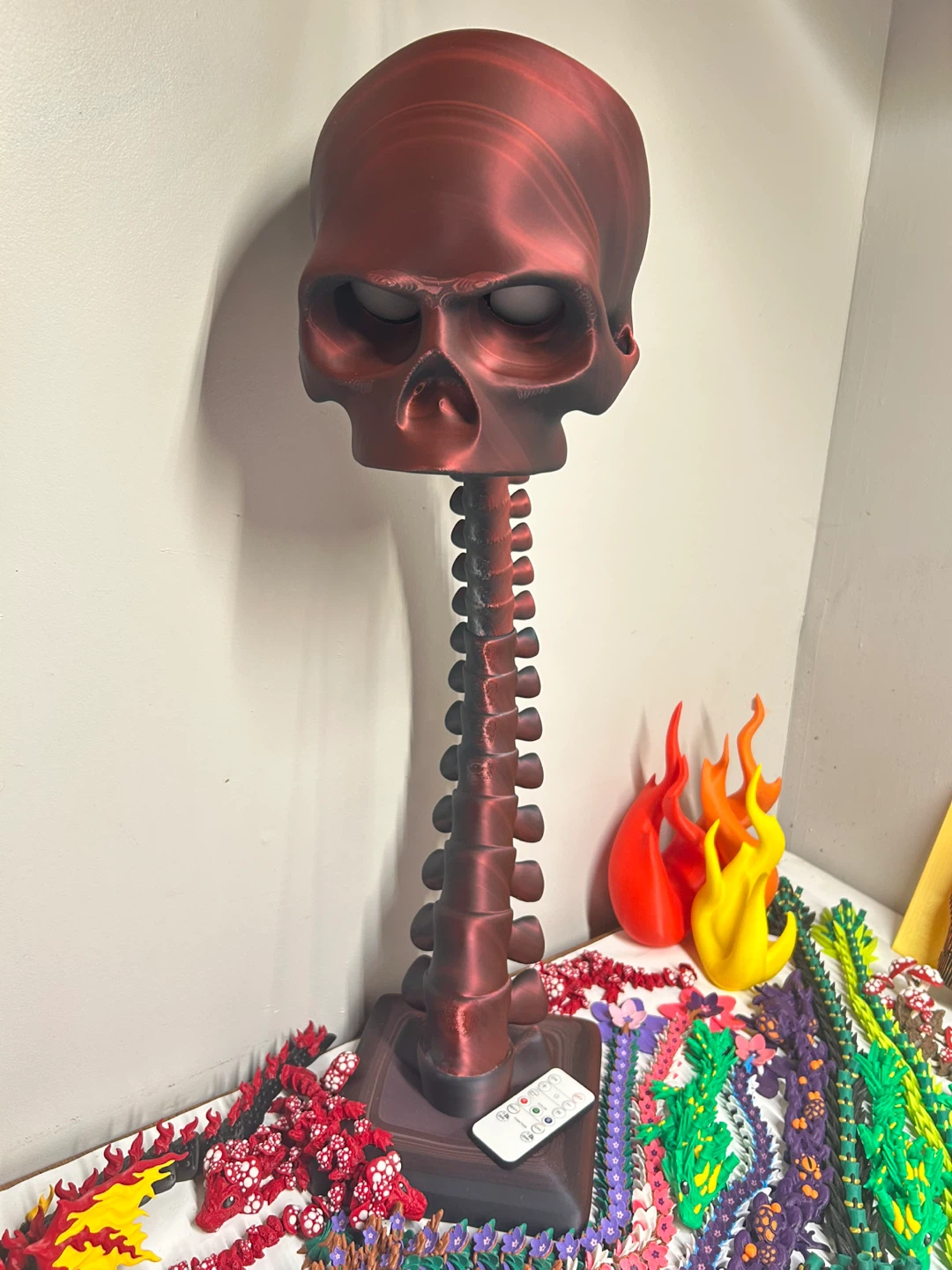 3D Printed Skull and Spine Decoration - photo 2