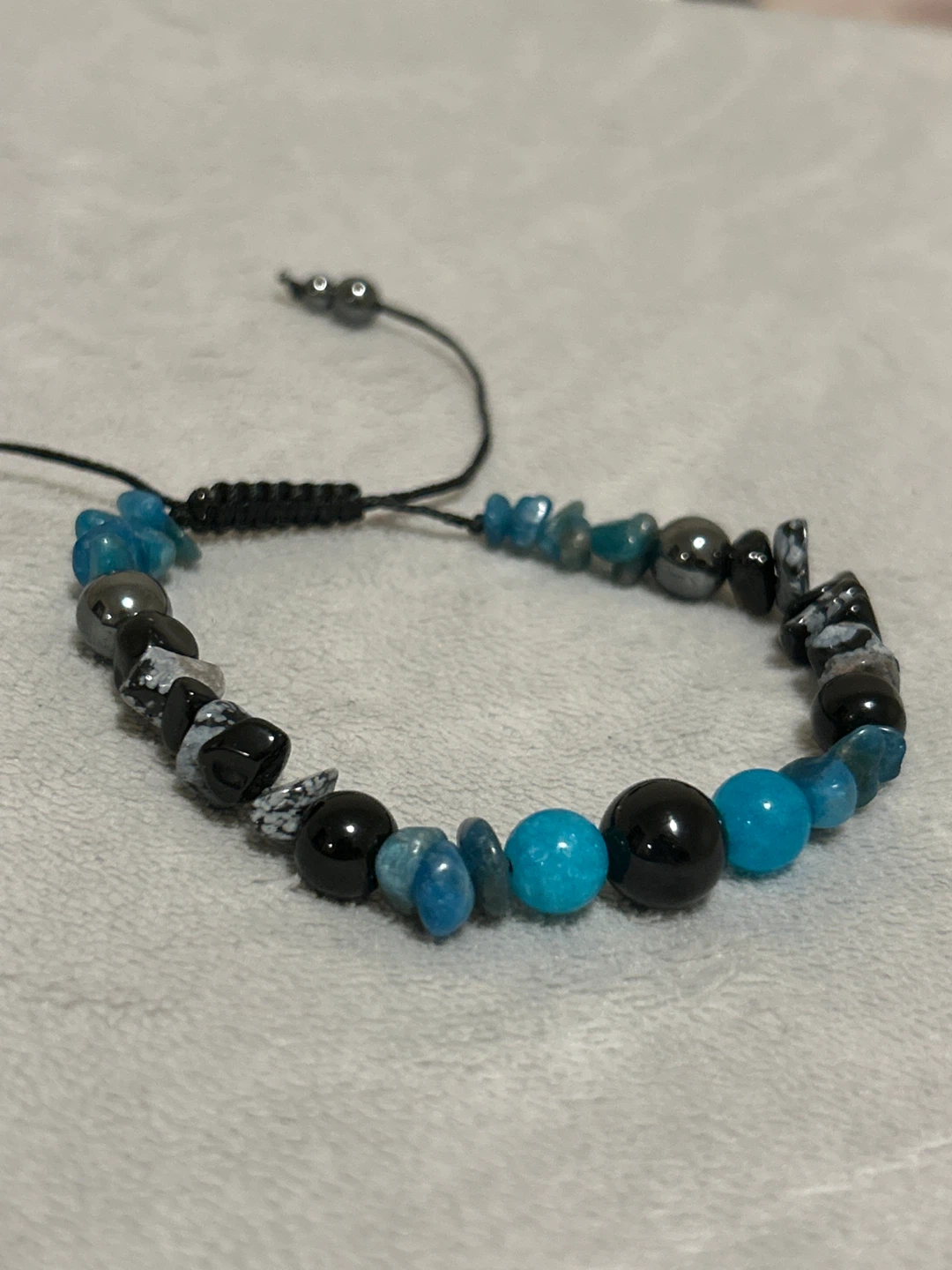 Turquoise & Gold Stone Bracelet- Set of 3 for $10 - photo 3