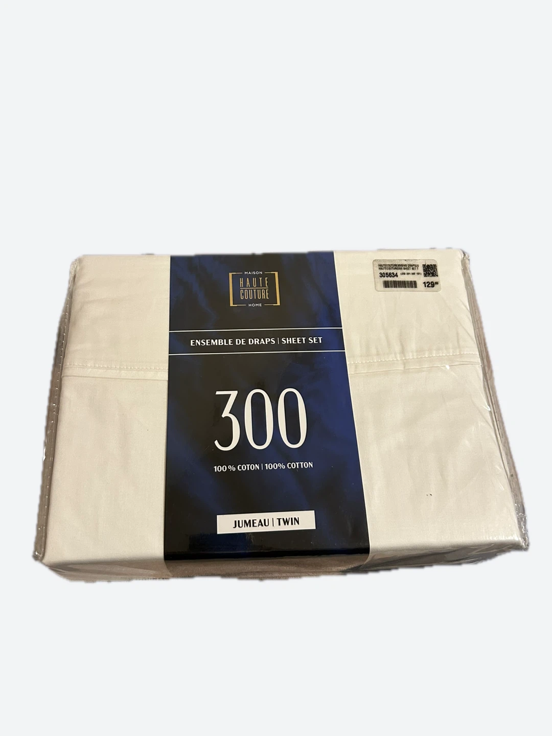 Haute Couture Jumeau Twin Sheet Set - New!