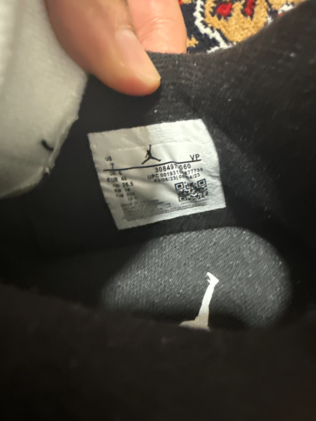 Jordan 4 Retro OG Black Cement, Size 7 US - photo 4