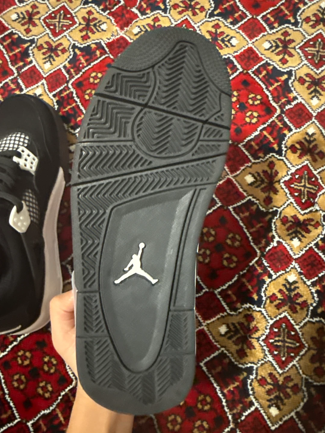 Jordan 4 Retro OG Black Cement, Size 7 US - photo 3