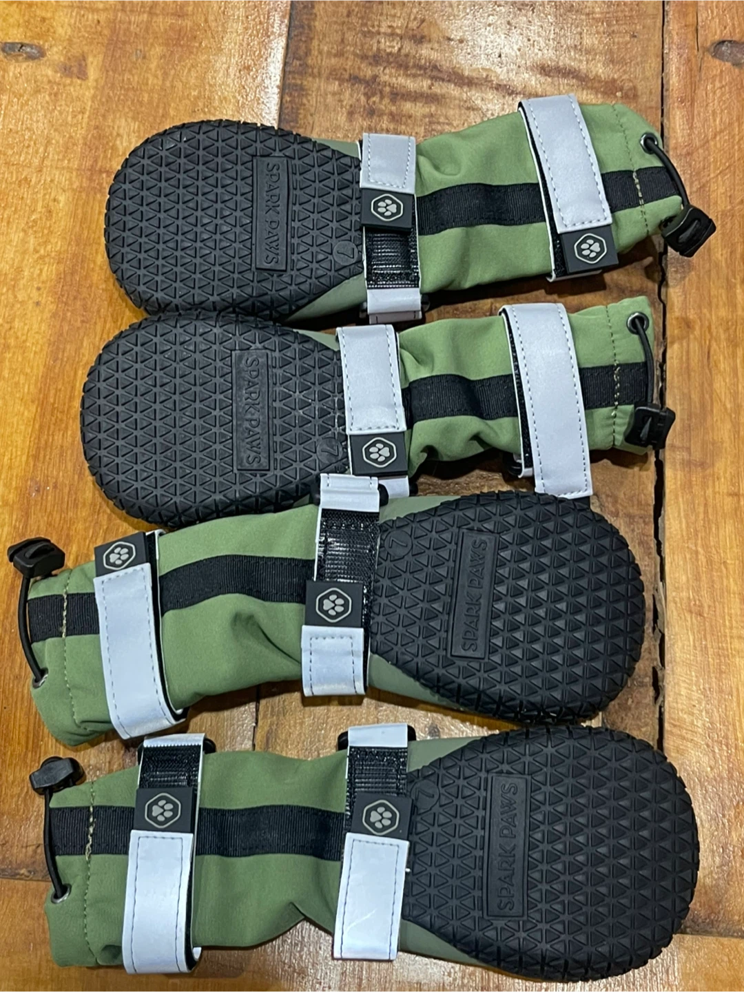 Spark Paws Flex Shell Waterproof Dog Boots - Green - photo 2
