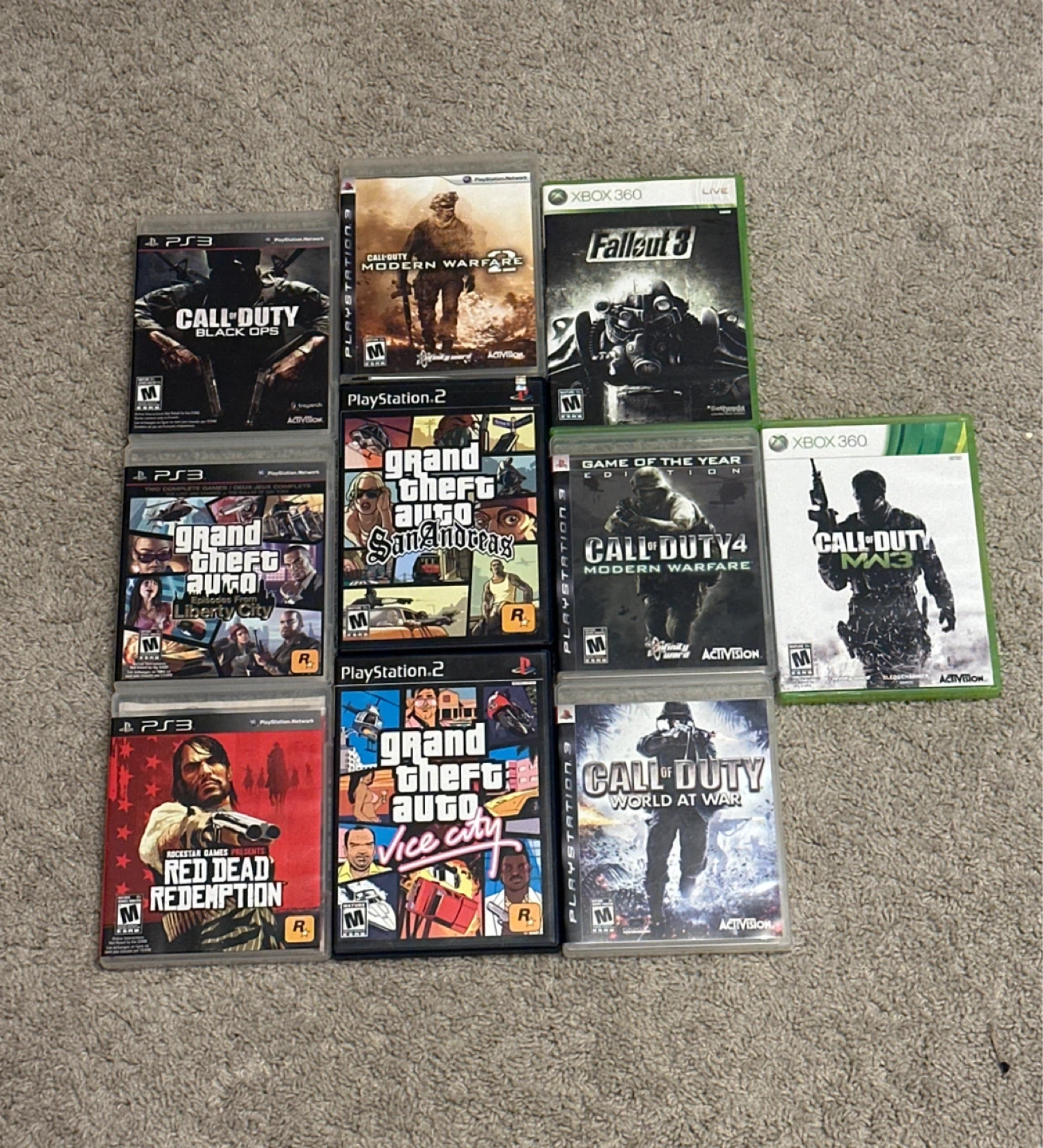 Ps2 ps3 Xbox 360 games - photo 2