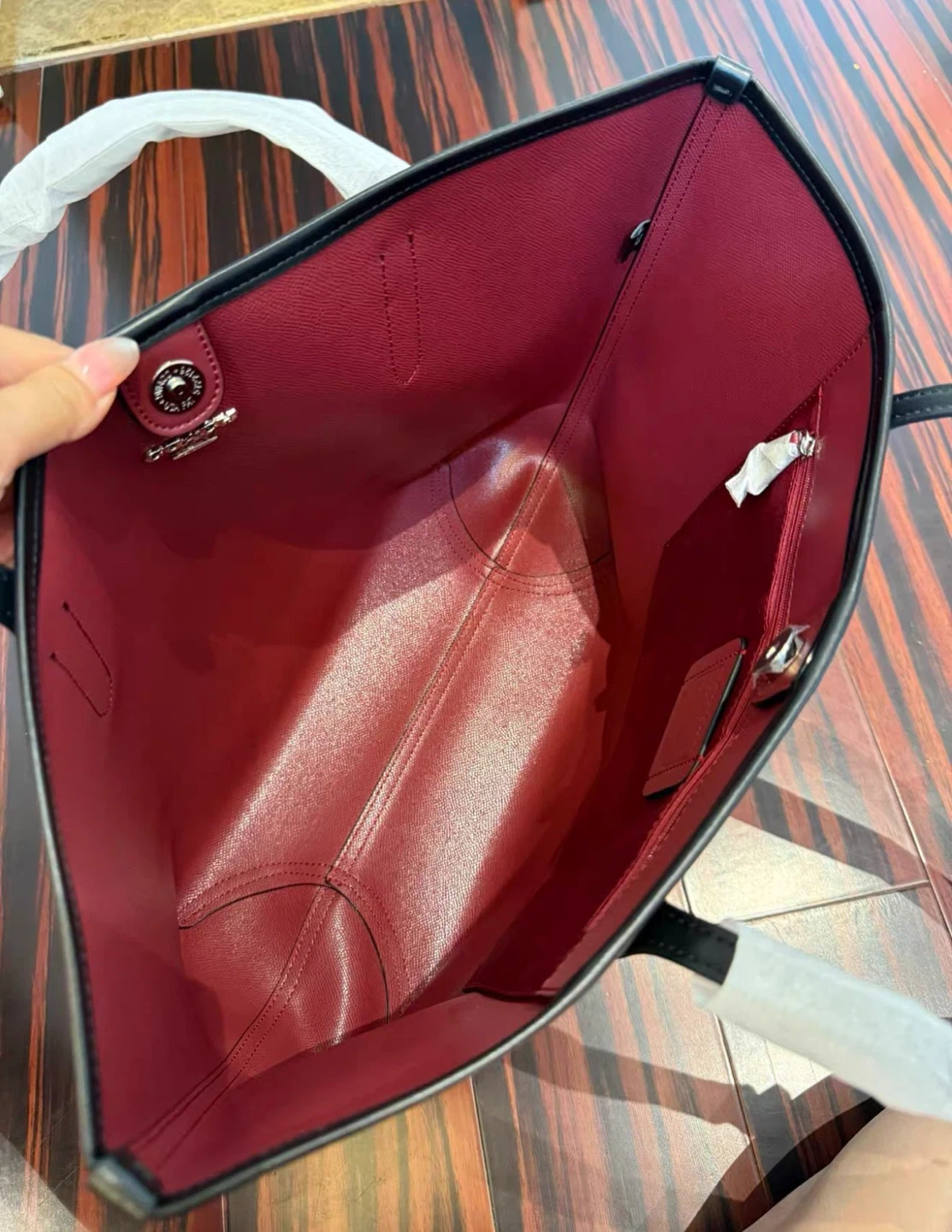 COACH Signature Coated Canvas Tote - New - photo 5