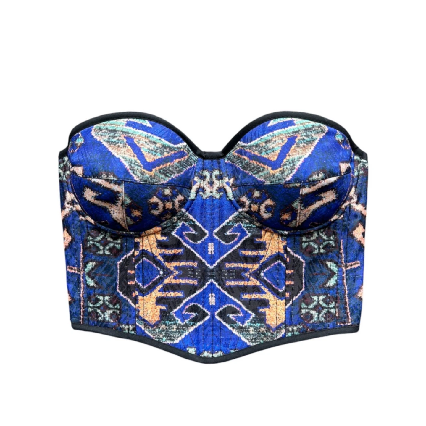 Patterned Bustier Corset Top size S & M