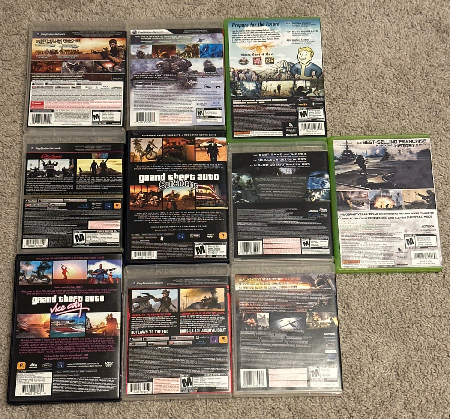 Ps2 ps3 Xbox 360 games - photo 3