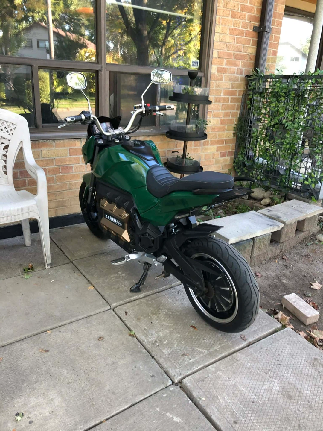 Kamen Electric Motorcycle - Green - photo 4