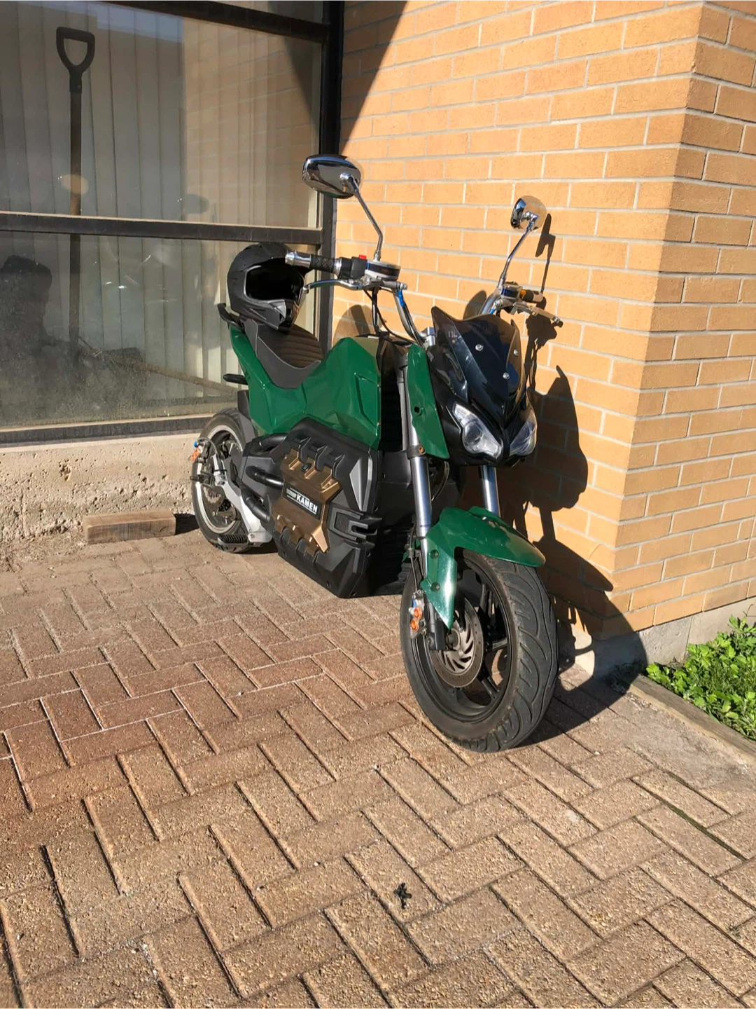 Kamen Electric Motorcycle - Green - photo 2