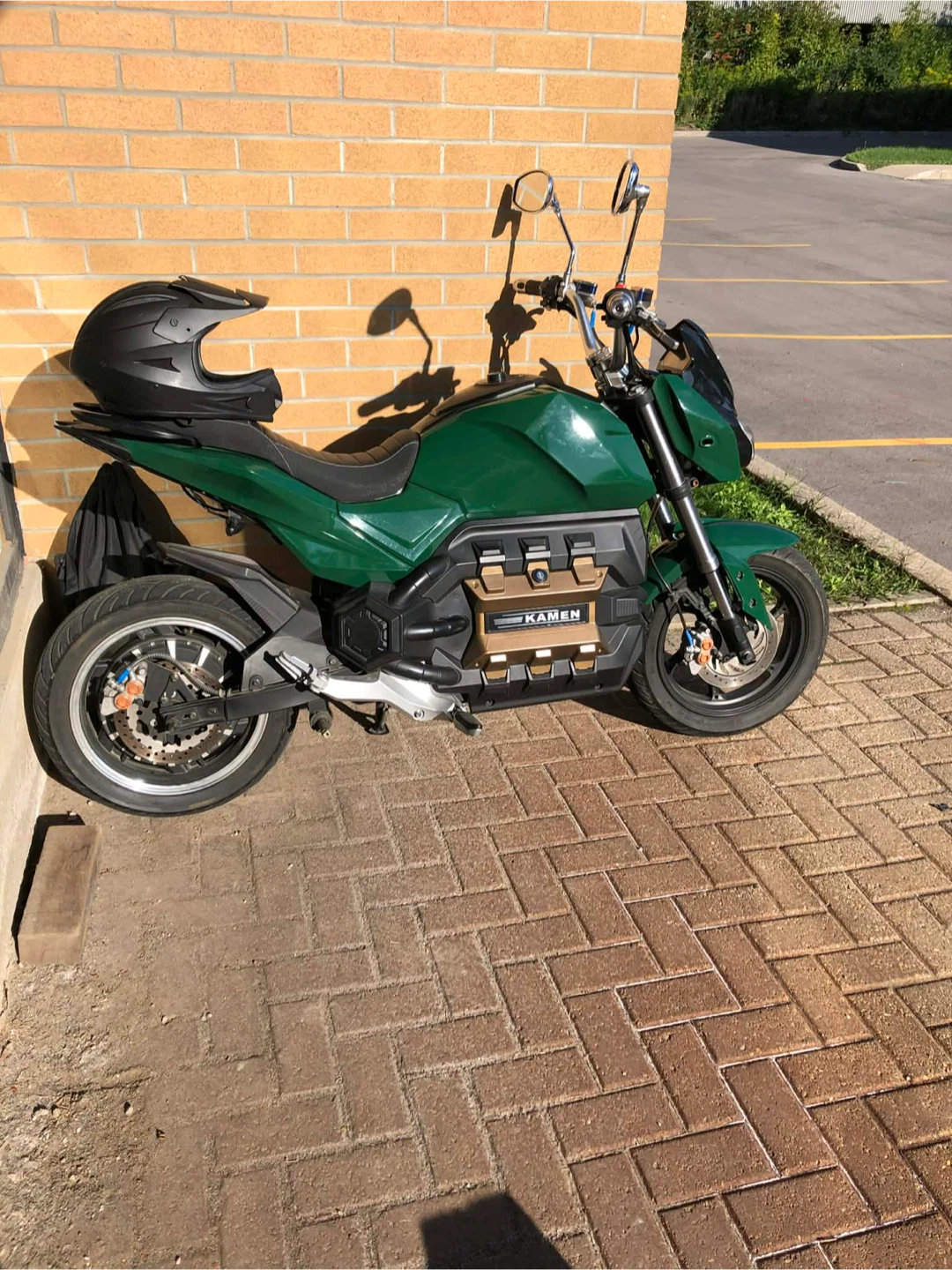 Kamen Electric Motorcycle - Green - photo 3