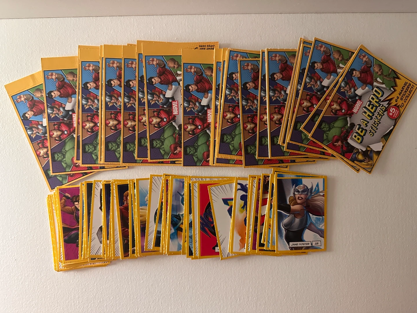 Marvel Be A Hero Stickers