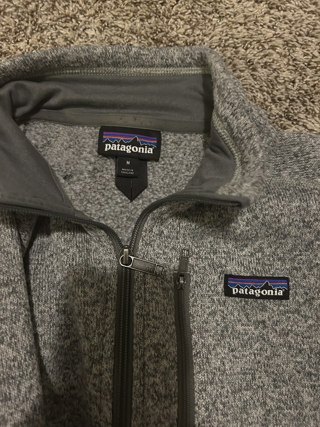 Patagonia Better Sweater 1/4 Zip - Grey, Size M - photo 3