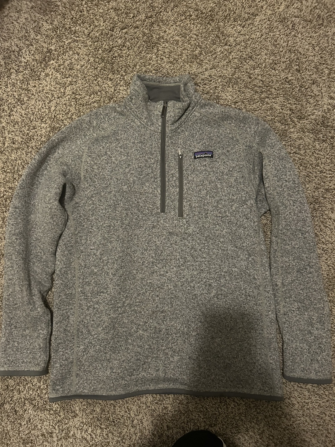 Patagonia Better Sweater 1/4 Zip - Grey, Size M