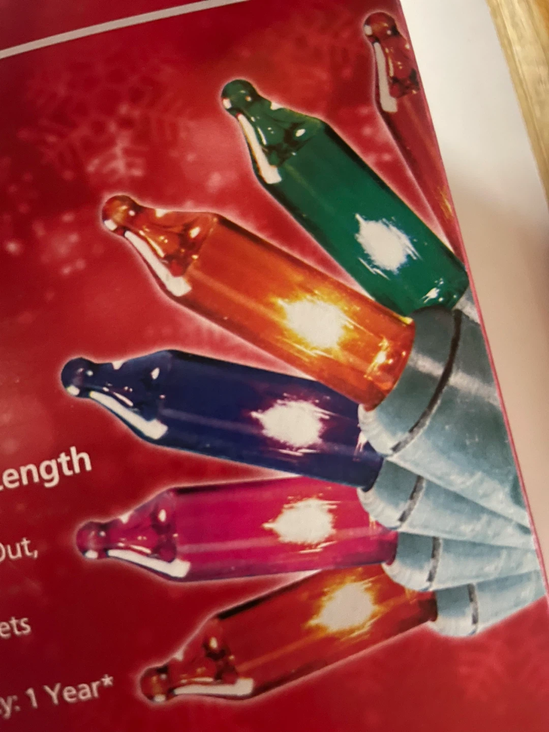 Home Accents Holiday 100 Mini Lights Multicolor