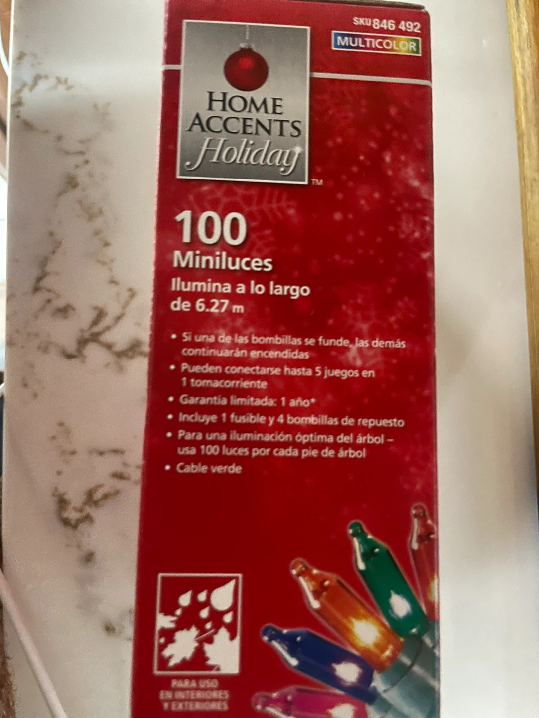 Home Accents Holiday 100 Mini Lights Multicolor - photo 2