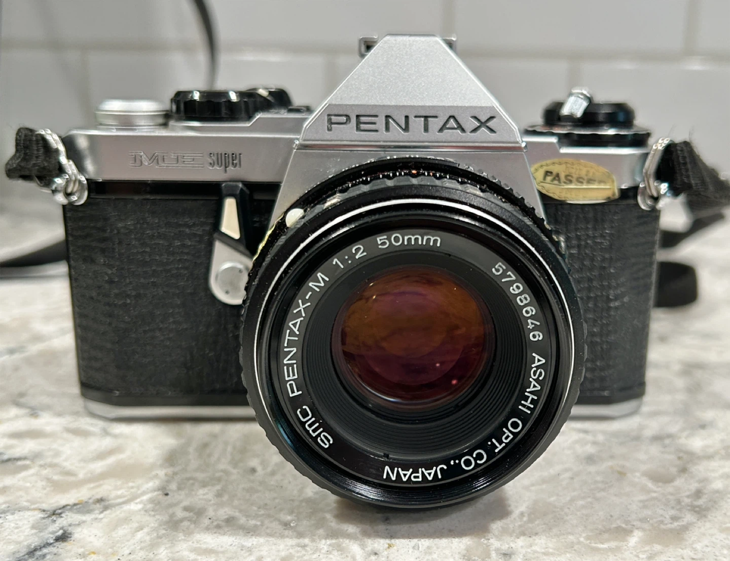 Pentax ME Super Film Camera with SMC Pentax-M 1:2 50mm Lens - photo 3