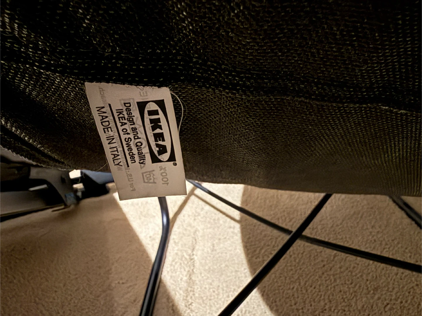 IKEA Folding Butterfly Chairs - Black - photo 2