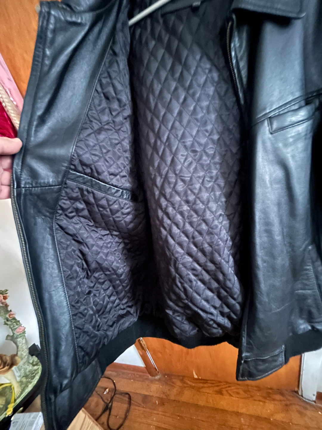 Jardin Black Leather Jacket