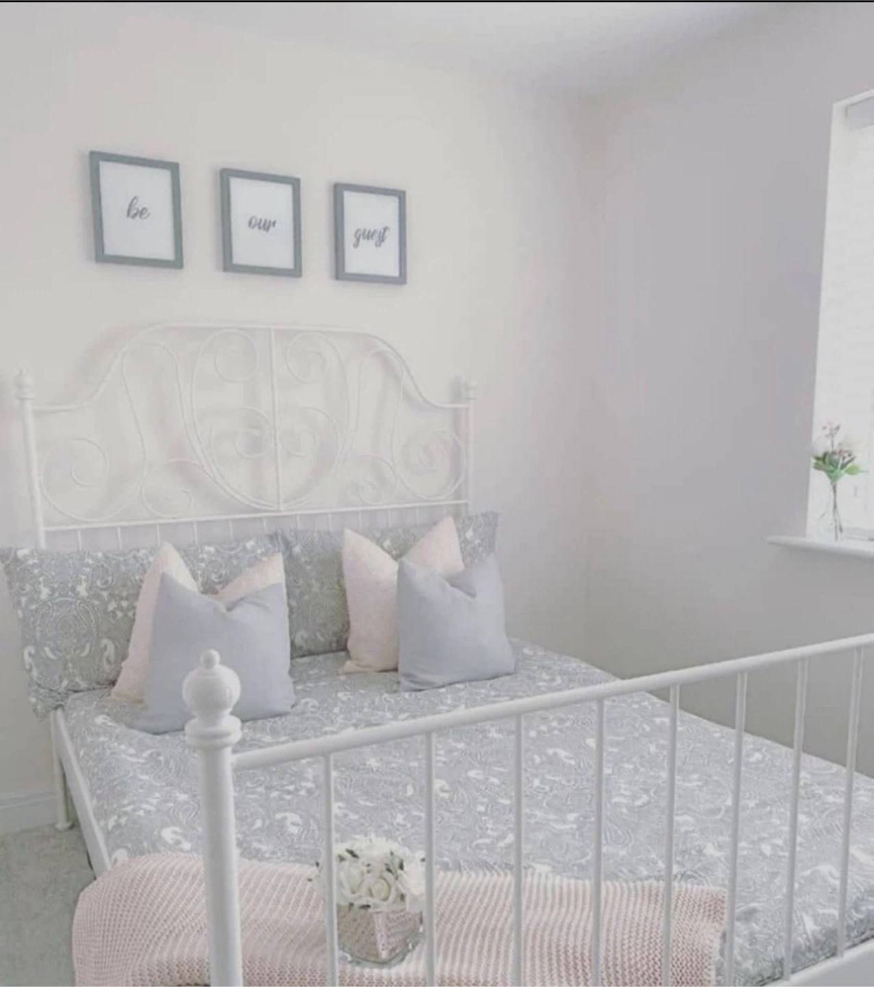 White IKEA Bed Frame