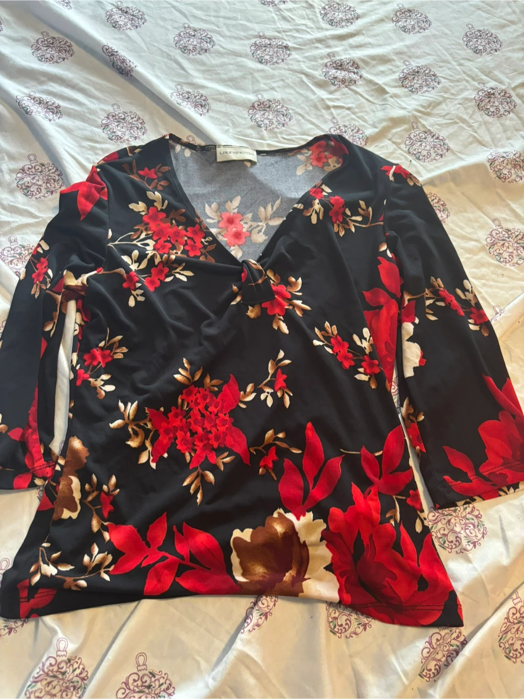 Laura Petites Floral Blouse