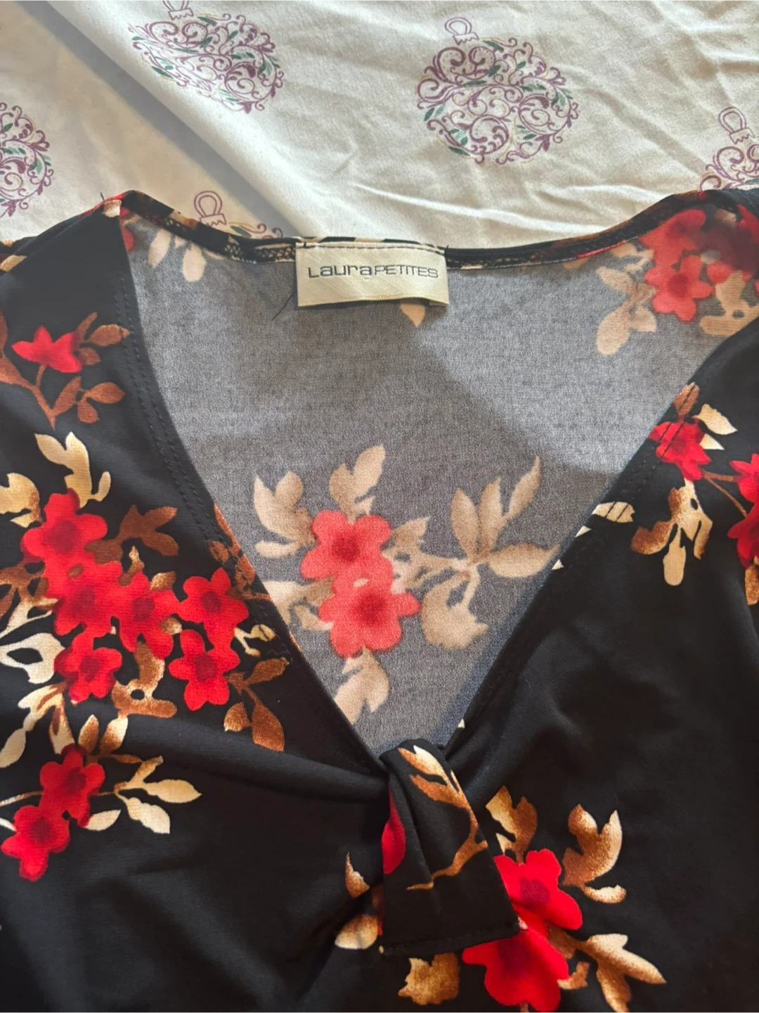 Laura Petites Floral Blouse - photo 2