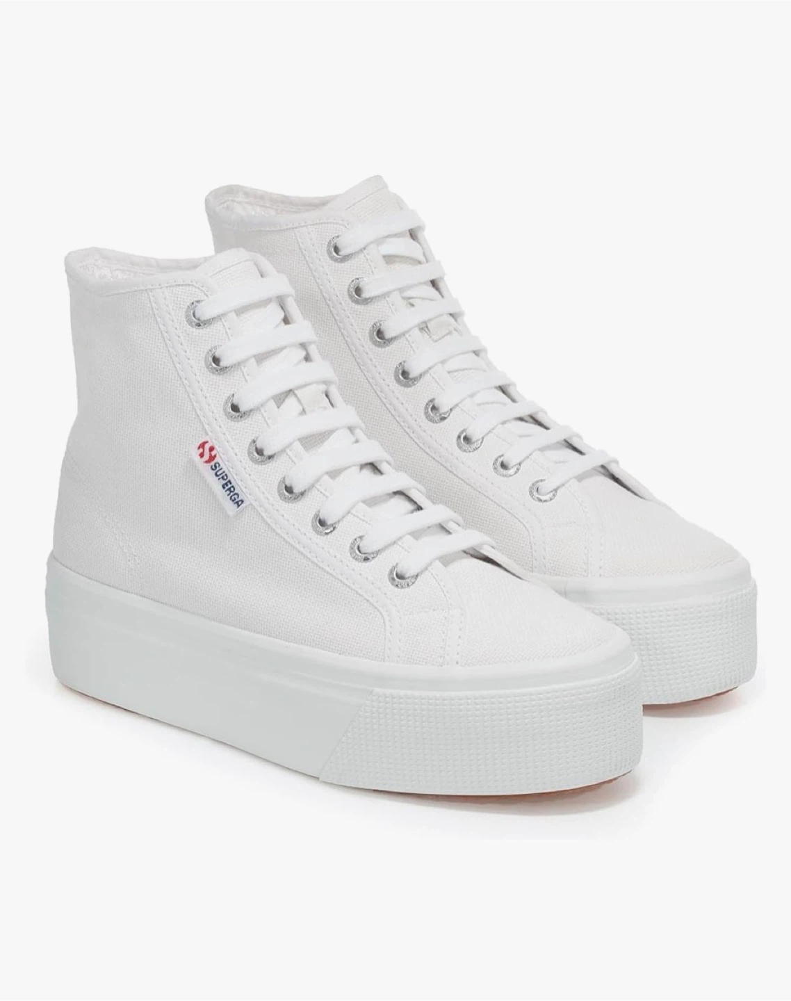 Superga 2708 High Top Platform Sneakers  Sz 8.5 - photo 2