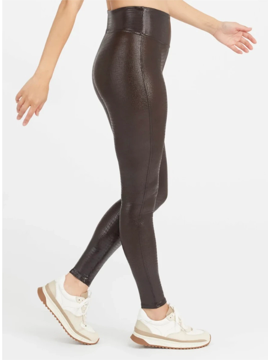 Spanx Faux Crocodile Print Leggings Sz XS - photo 2