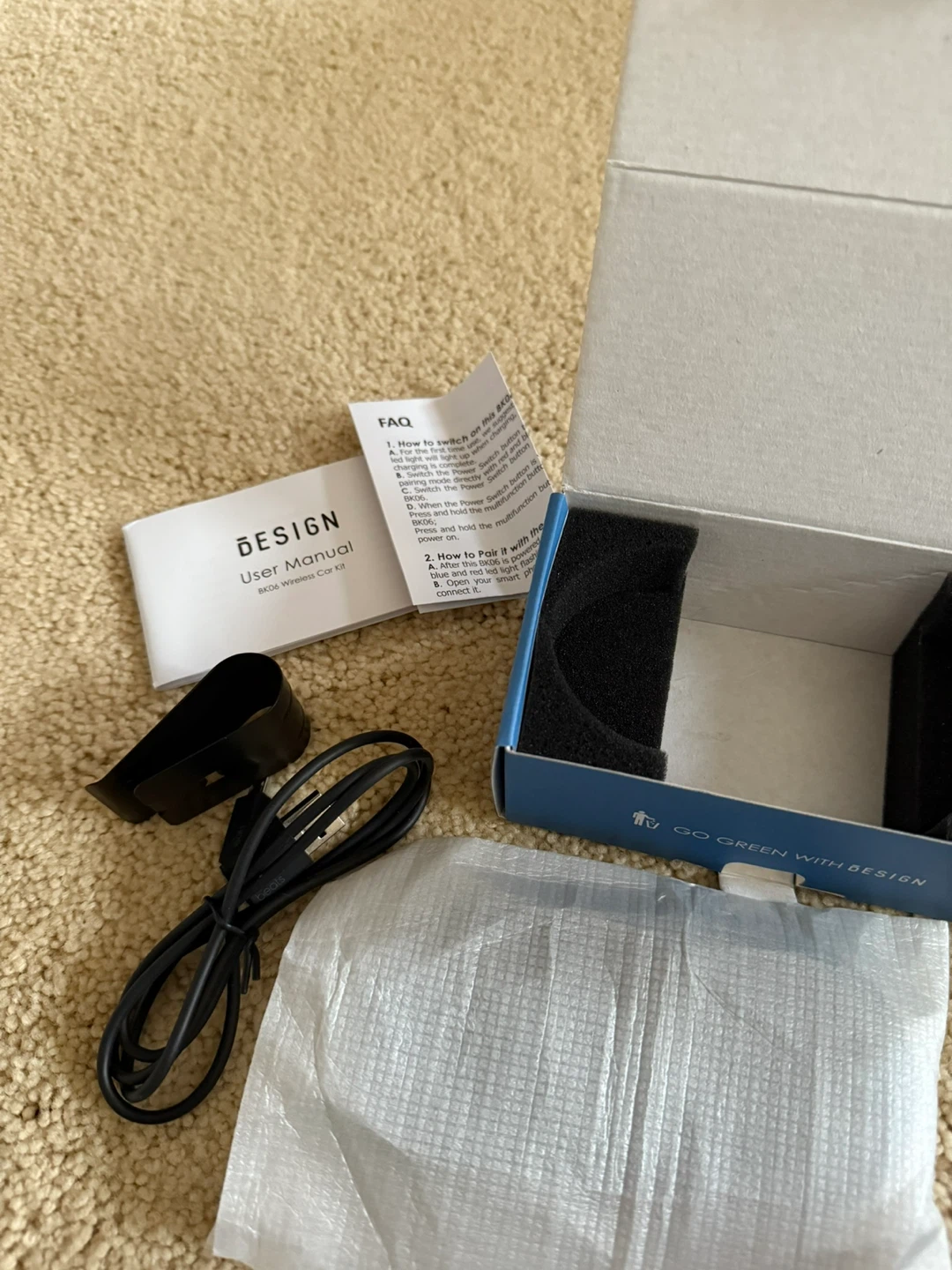 DESIGN BK06 Wireless Car Kit - New - photo 3